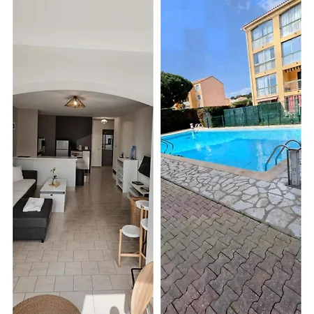 Pratsfleuris , Piscine, Petanque Et Parking 아파트 사나리쉬르메르